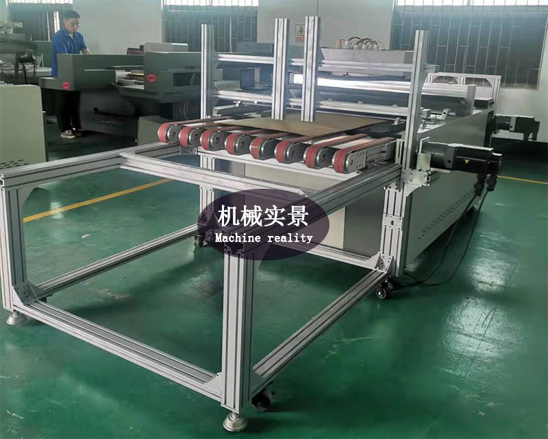 紙箱無版印刷機設備實拍，紙箱數碼印刷機廠家實拍機械。