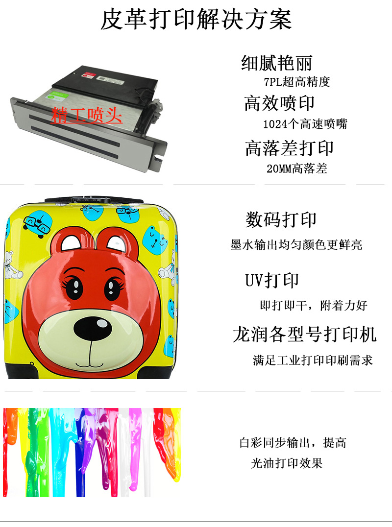皮革打印解決方案，皮具箱包打印方案